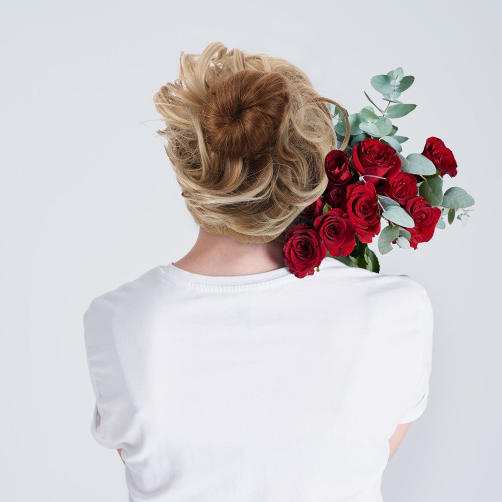 2pcs Messy Bun Hair Piece Synthetic Chignon Wig Scrunchies for Daily Wear