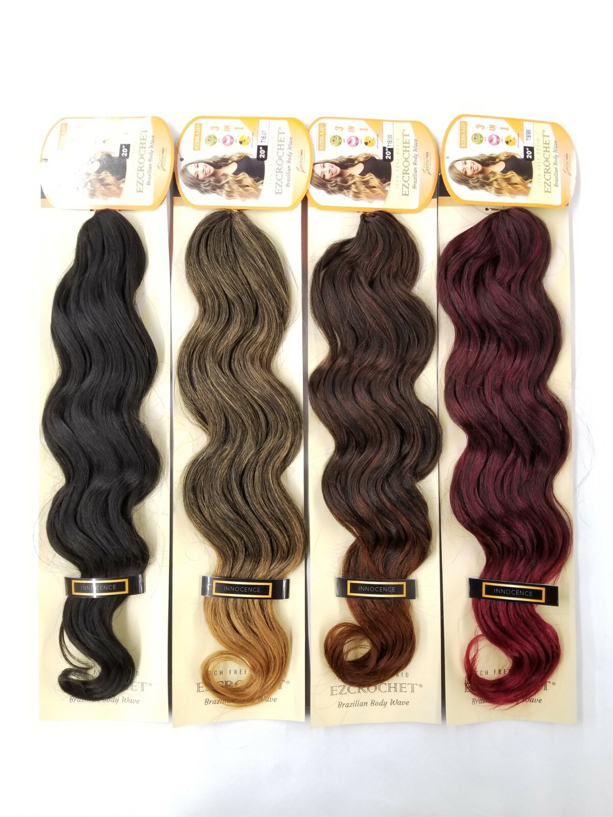 I&I Hair Innocence EZCROCHET Body Wave Crochet Braiding Hair Spectra 20″