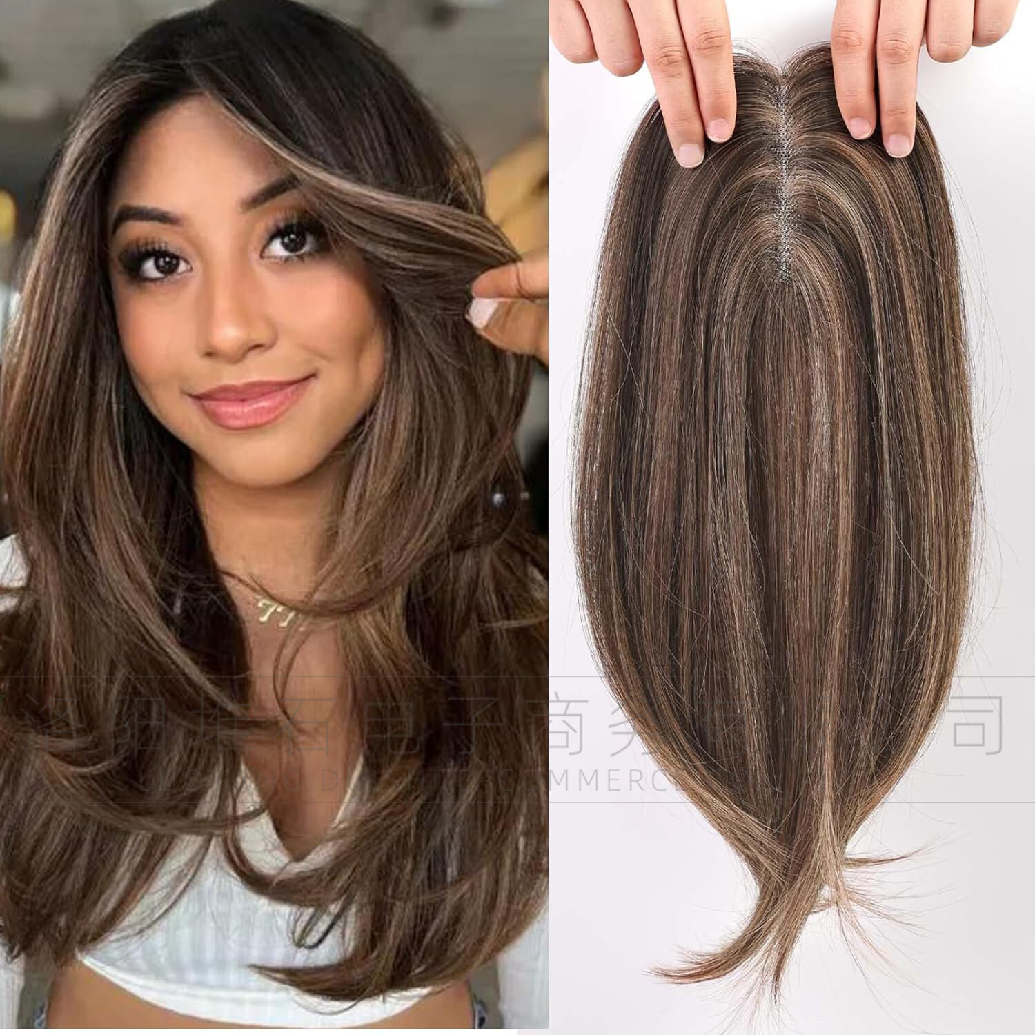 Hair Toppers for Women as Human Toppers Hair Pieces for Women with Thinning Hair