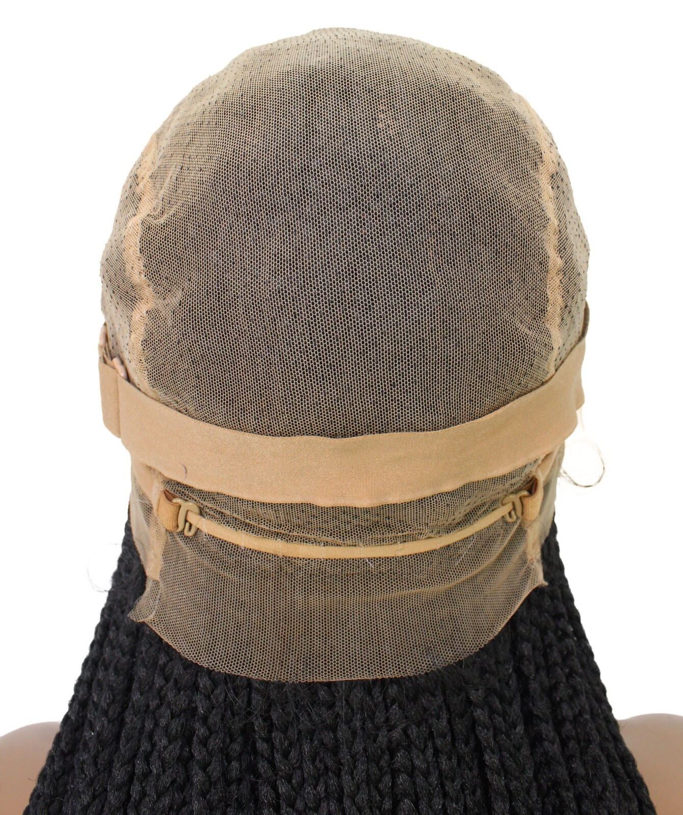 Ivy 31-inches Full Hand Tied Box Braid Style Lace Wig