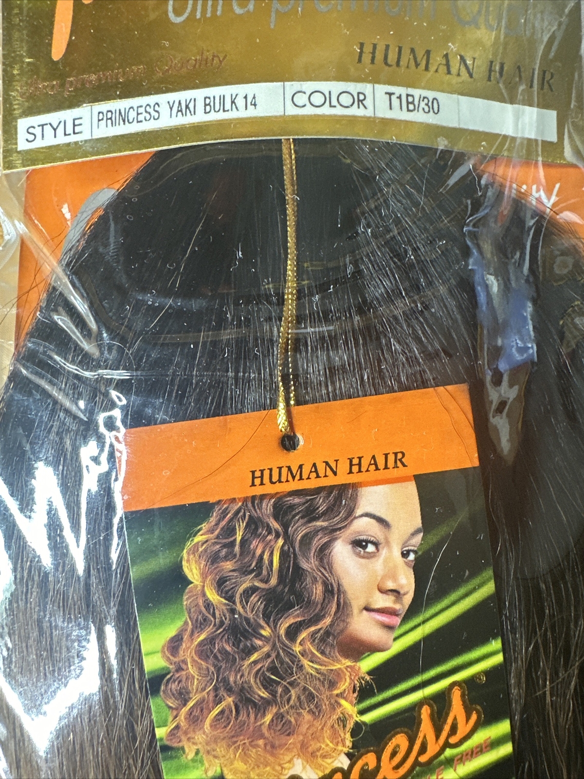 Princess Yaky Bulk Color 1B/30 14 Inches