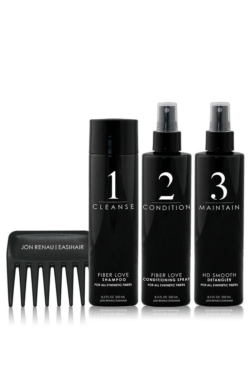 Jon Renau Wig Care Kit For Synthetic Wigs Fiber Love