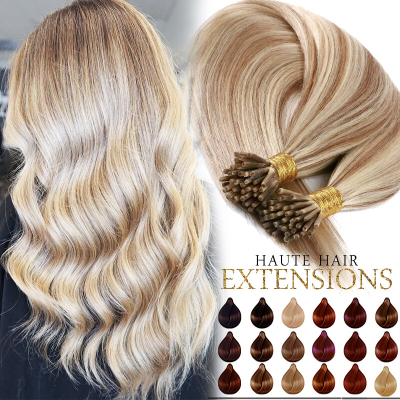 Thick 1G Per Strands Russian Stick I Tip Real 100% Remy Human Hair Extensions US