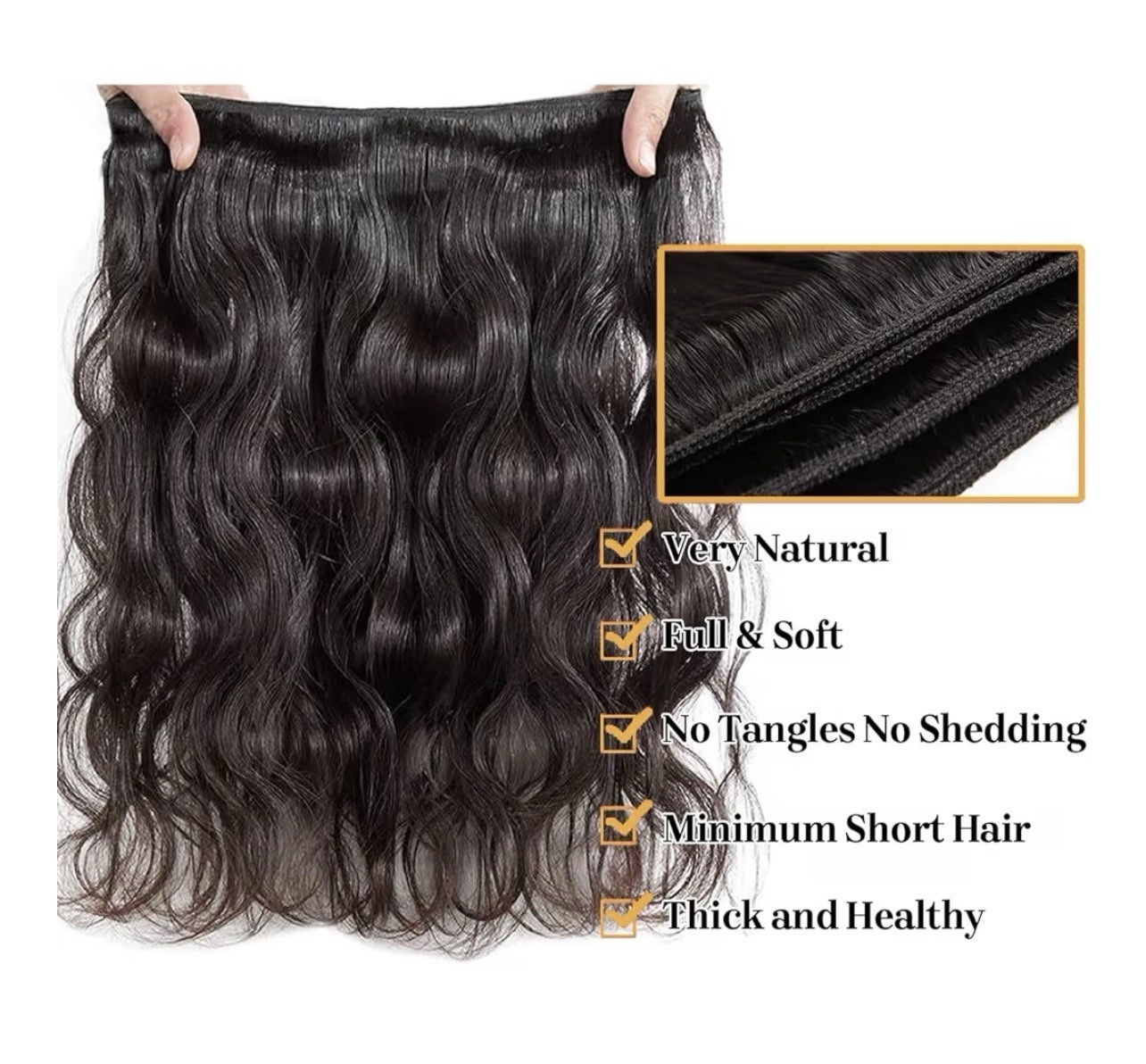 12A Human Hair Bundles with Closure, 18 20 22 24 +16in Brazilian Virgin Hair