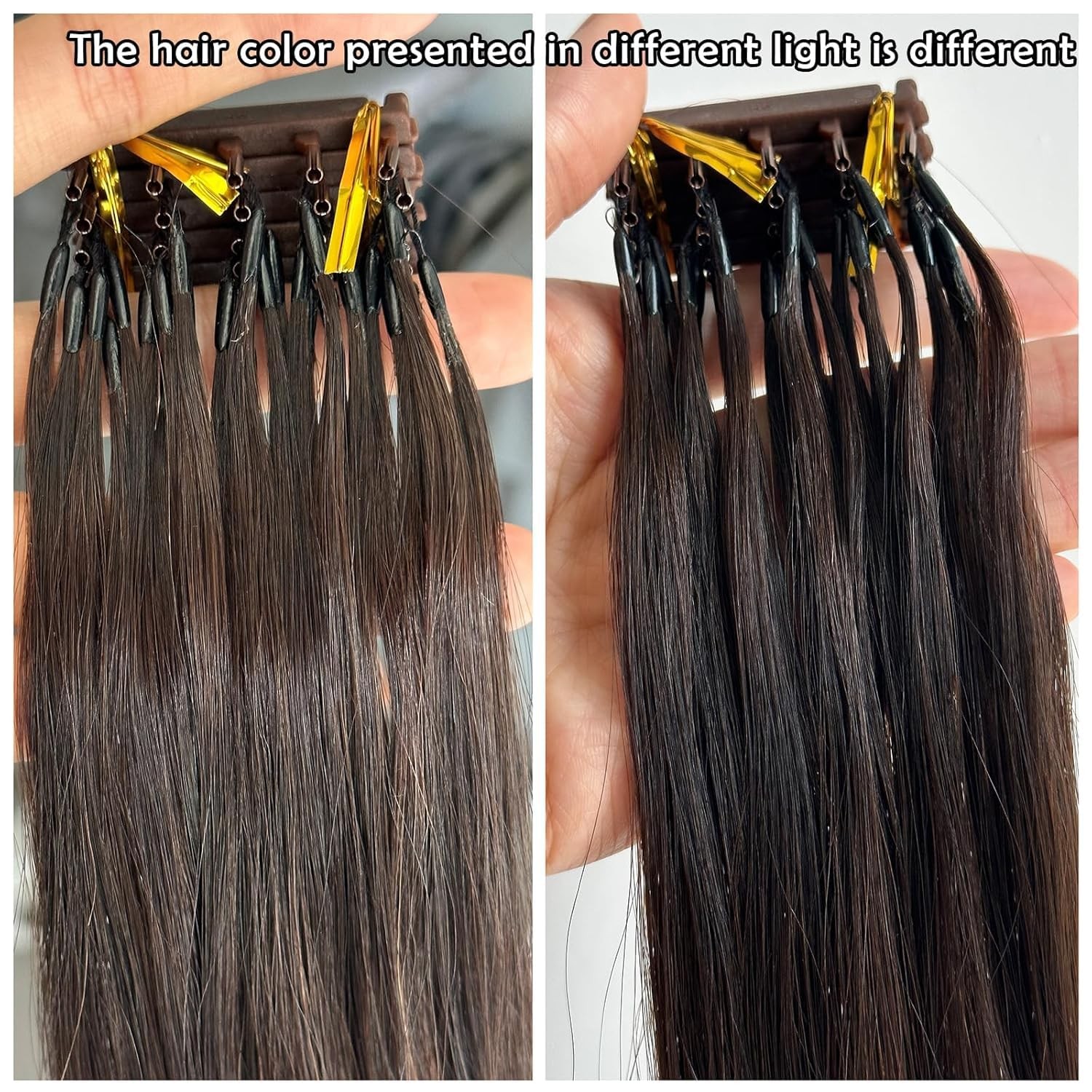 6D Human Hair Extensions – 10pcs/pack Fast Full Head, Can Perm & Dye, No-Trace,