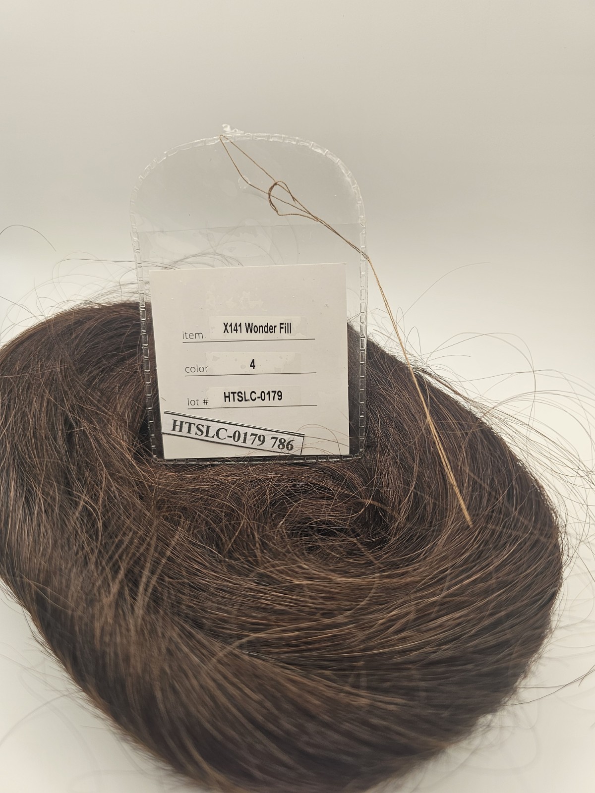 hairt​​alk X141 Wonder Fill Crown Topper Hairpiece Brown color