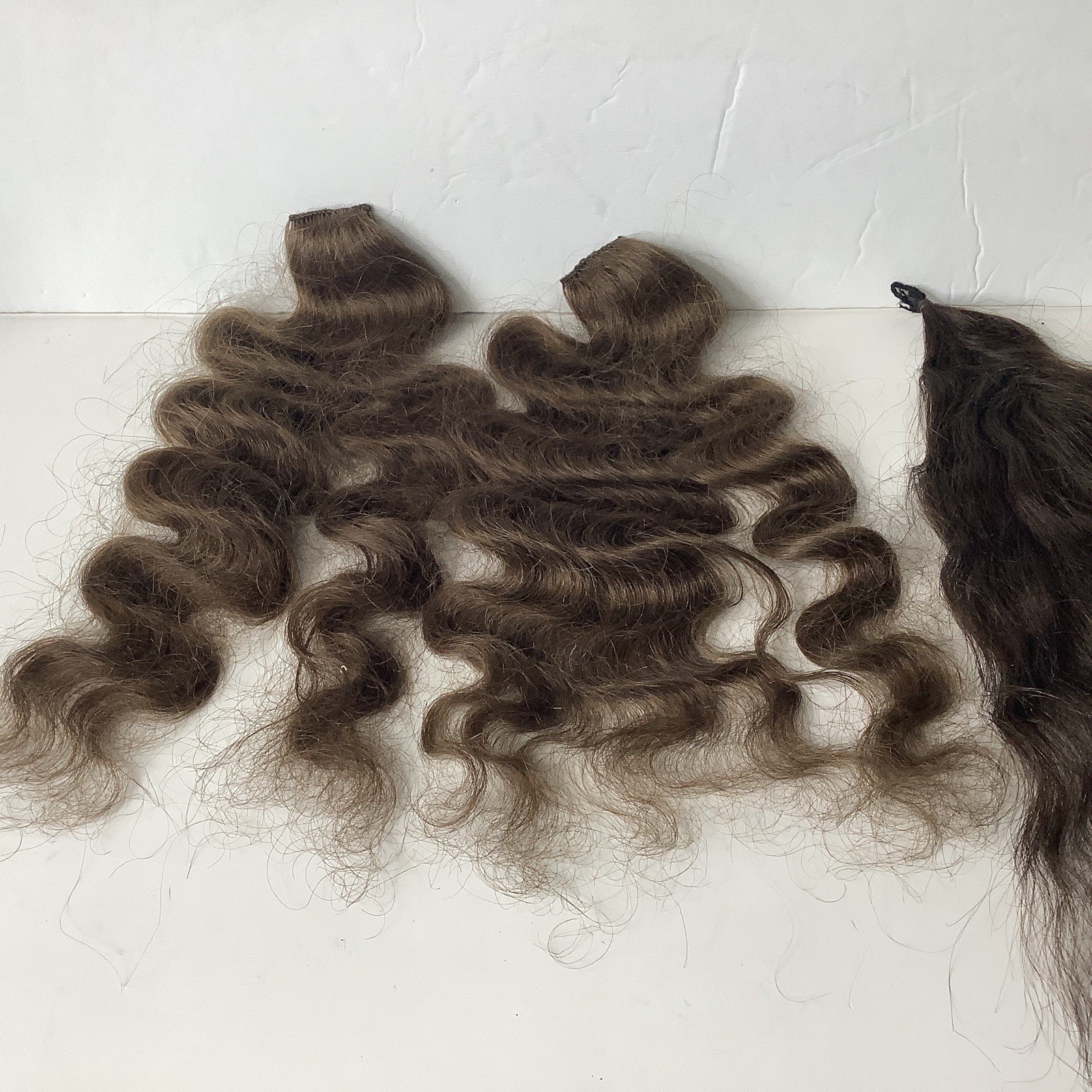 Vintage human hair pieces lot