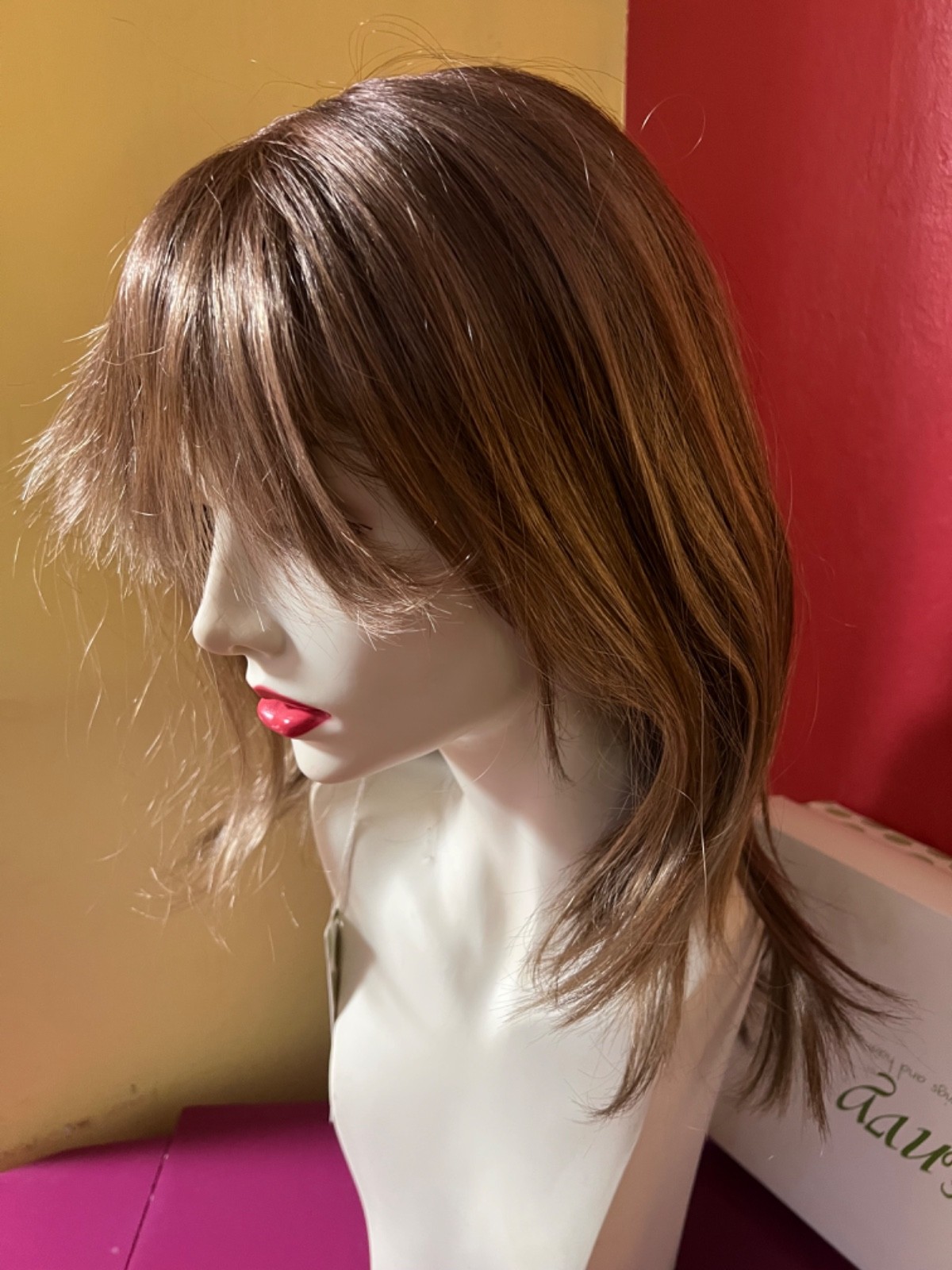 Madison Envy Wig long blonde mono top bangs