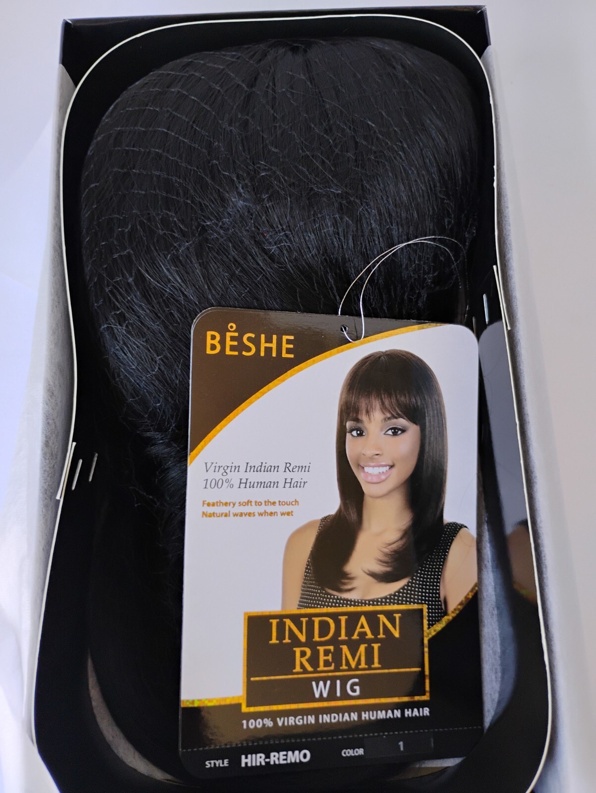 Beshe Virgin 100% Indian Human Remi Hair Wig. Style HIR-REMO