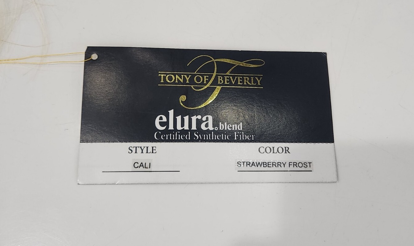 Cali by Tony Of Beverly Elura Blend Wig in Strawberry Frost