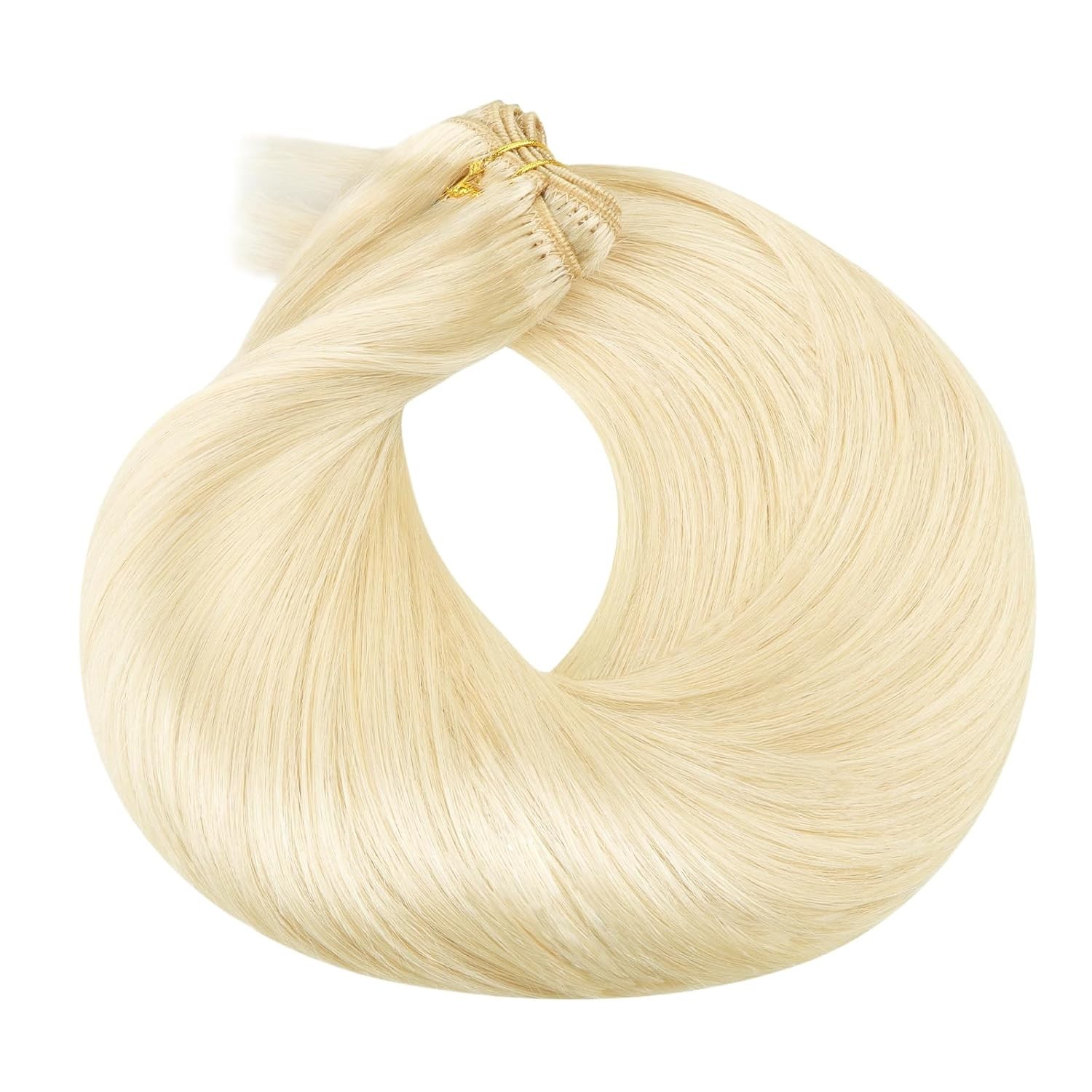 Thick Weft Real Human Hair Extension Full Head Human Hair Remy Weave Colored