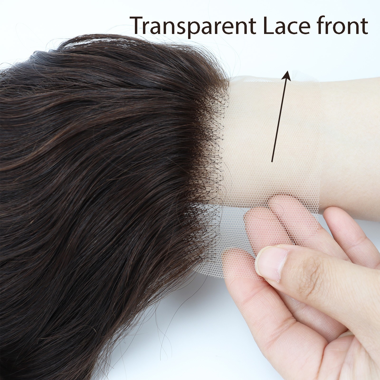Real Human Hair 12×13 Silk Base Topper Lace Front #2 Brown Wave hair extensions