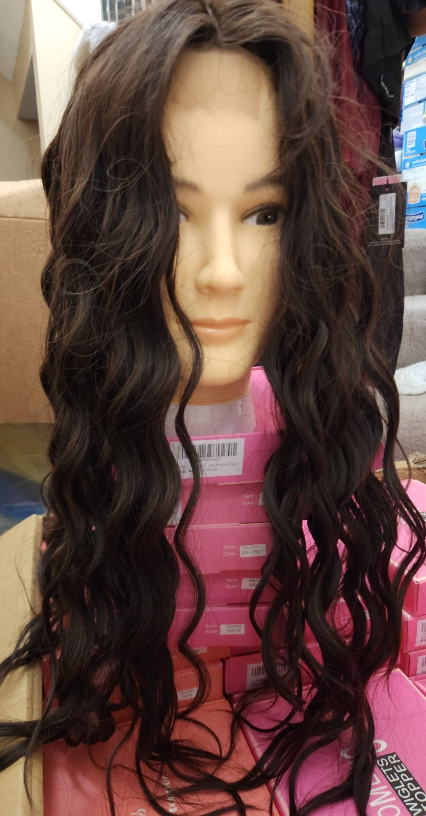 Womens Wiglets Topper 26 inch UDU Long Curly Hair Luna – 4/8#