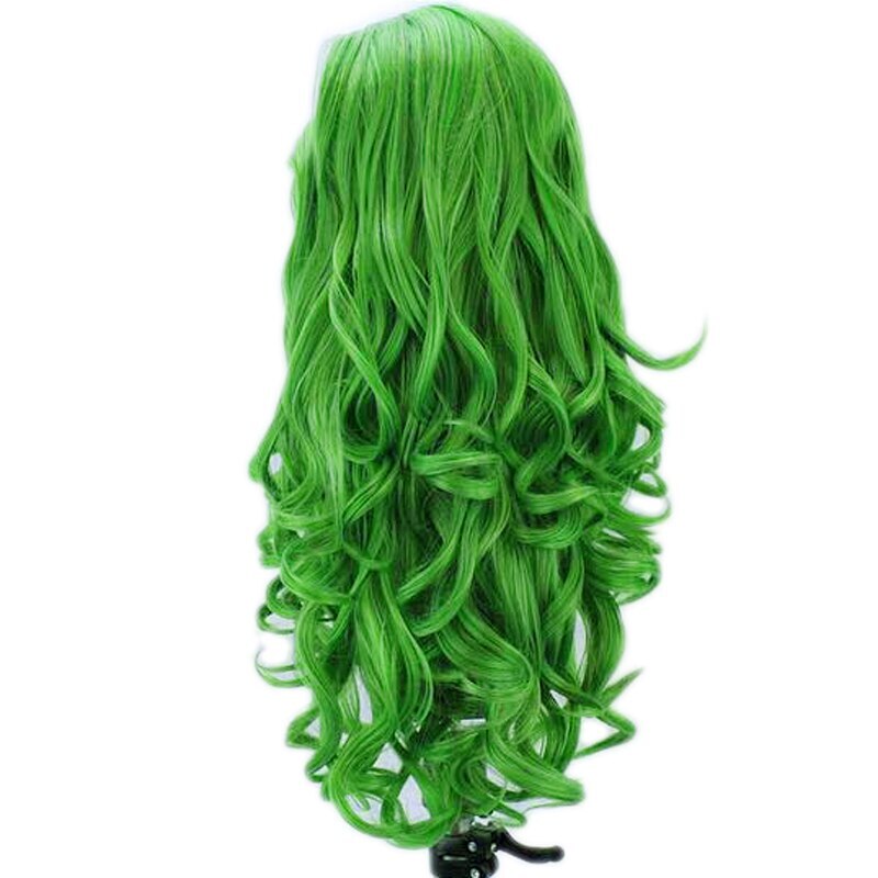 Long Deep Wave Hair Synthetic Lace Front Wig High Temperature Fiber Hair Wigs