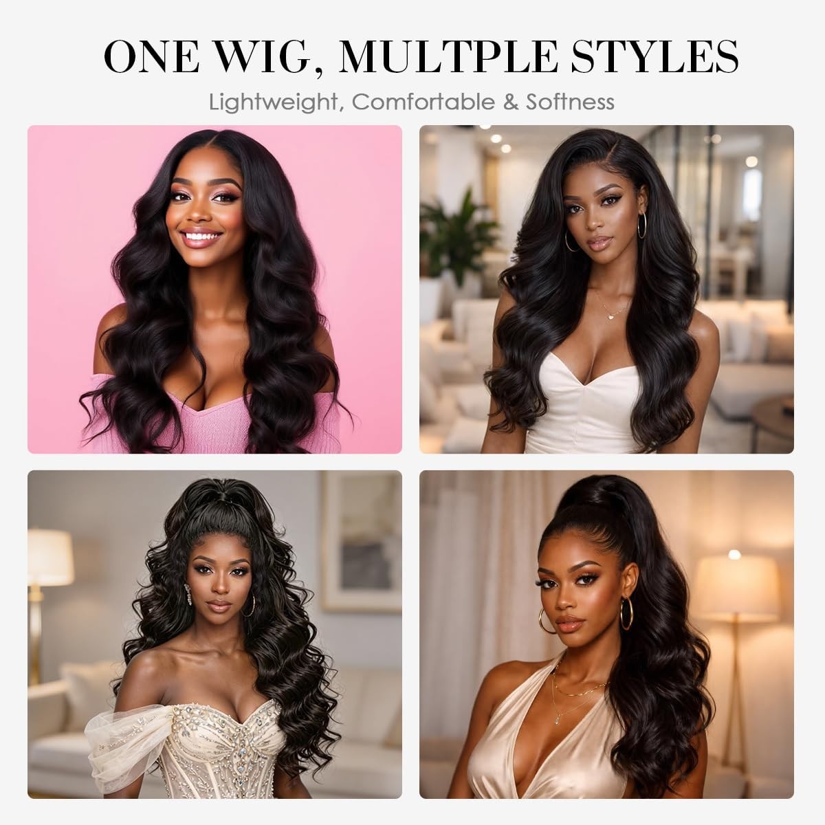 13×6 HD Transparent Lace Front Wigs Human hair Pre Plucked 180 Density Brazil…
