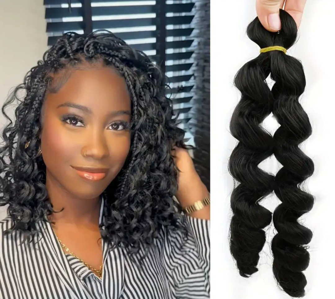 5 Packs 12 Inches Viral French Curl, 150 Grams/pack.5 Packs For a Complete Head