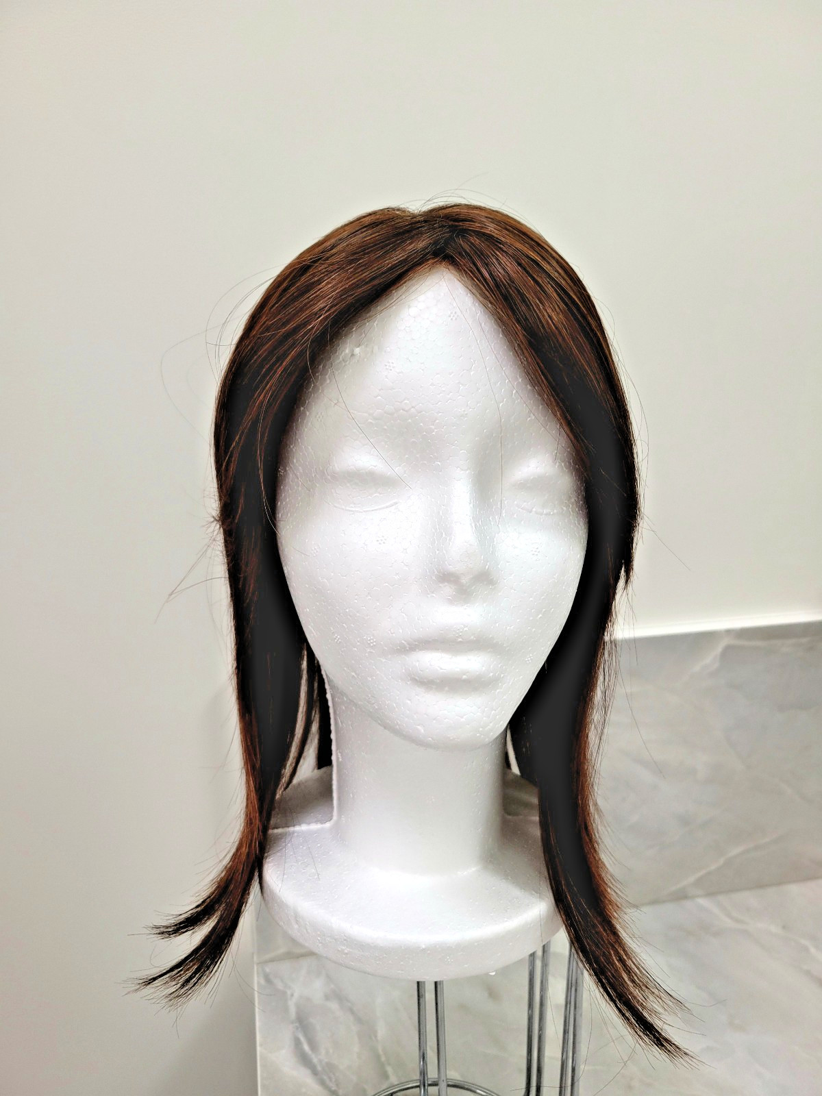 Raquel Welch Hair Topper 12 In., Color RL6/30 Copper Mahogony – Heat Friendly