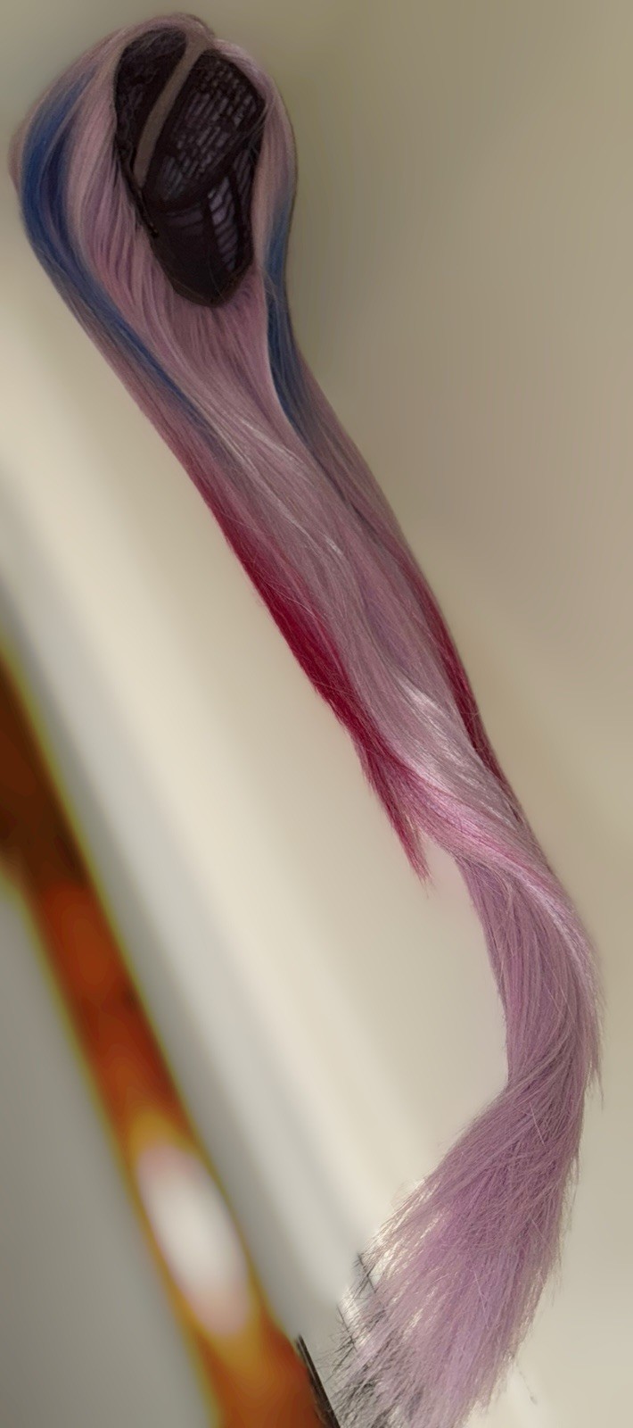 32 Inch,Cosplay,Pink,Purple,Blue,Red, Mixed Blend but soft Like Human Hair Wig