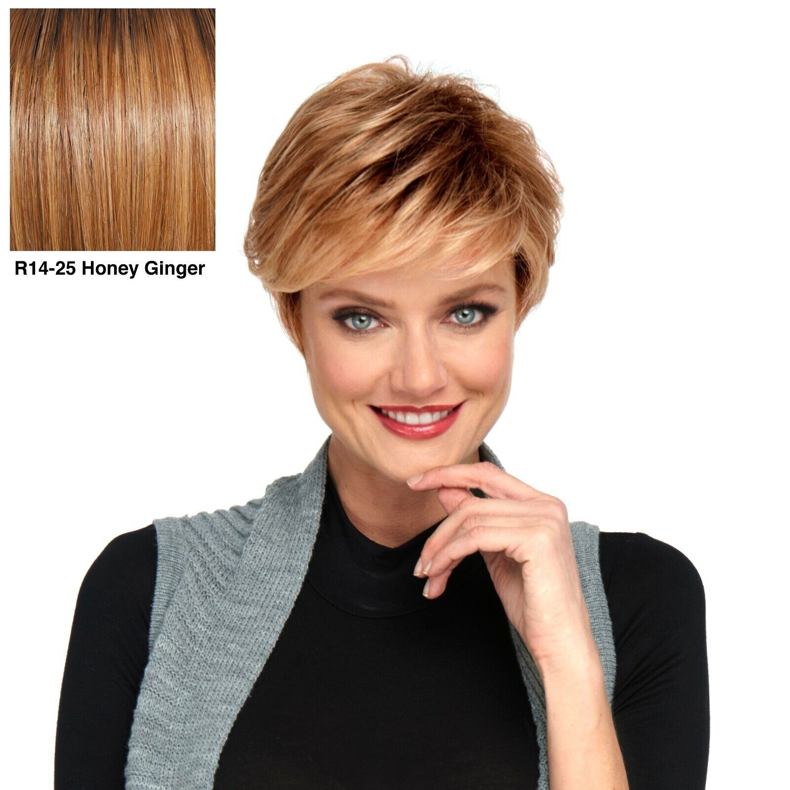 Raquel Welch Go For it Wig – R14-25 Honey Ginger, HAIRUWEAR