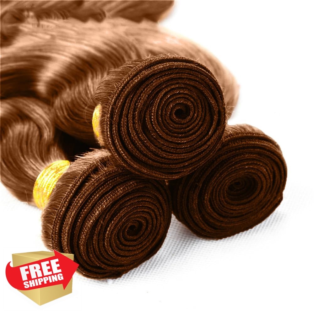 GtaiiReu Brown Bundles 14 16 18 Inch #30
