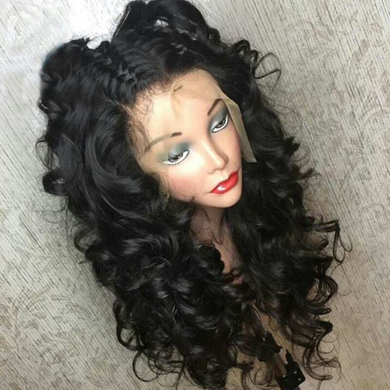 Loose Deep Wave Curly Wigs Human Hair FULL LACE Wigs Glueless Pre Plucked 8-22″