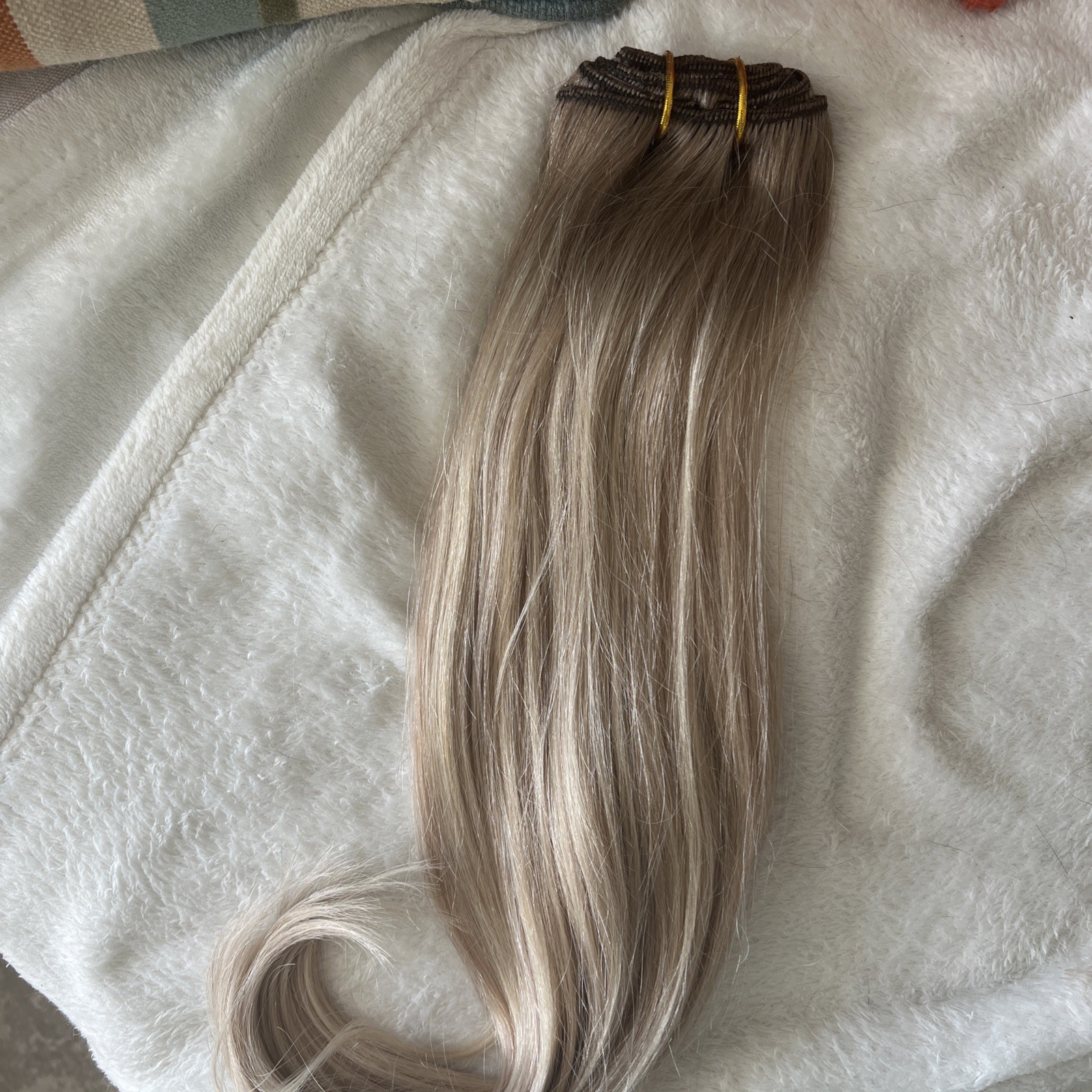 Sunny Hair Clip In Hair Extensions Real Human Hair 120G Remy Hair Clip In 18 in