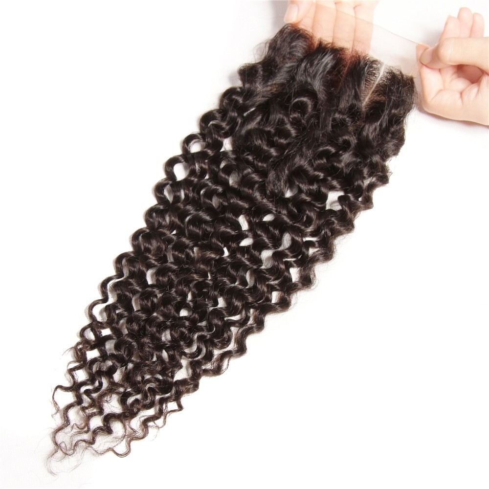 Brazilian Human Hair Straight/Body Wave/Curly/Deep/Loose Wave 4×4 Lace Closure
