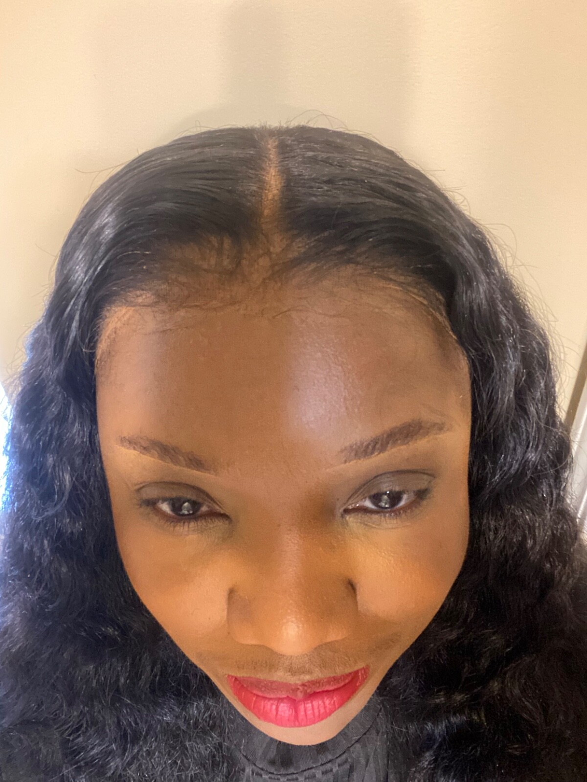 18” Deep Wave Lace Front Wig – Transparent Lace, Pre-Plucked, Pre-Bleached Knots