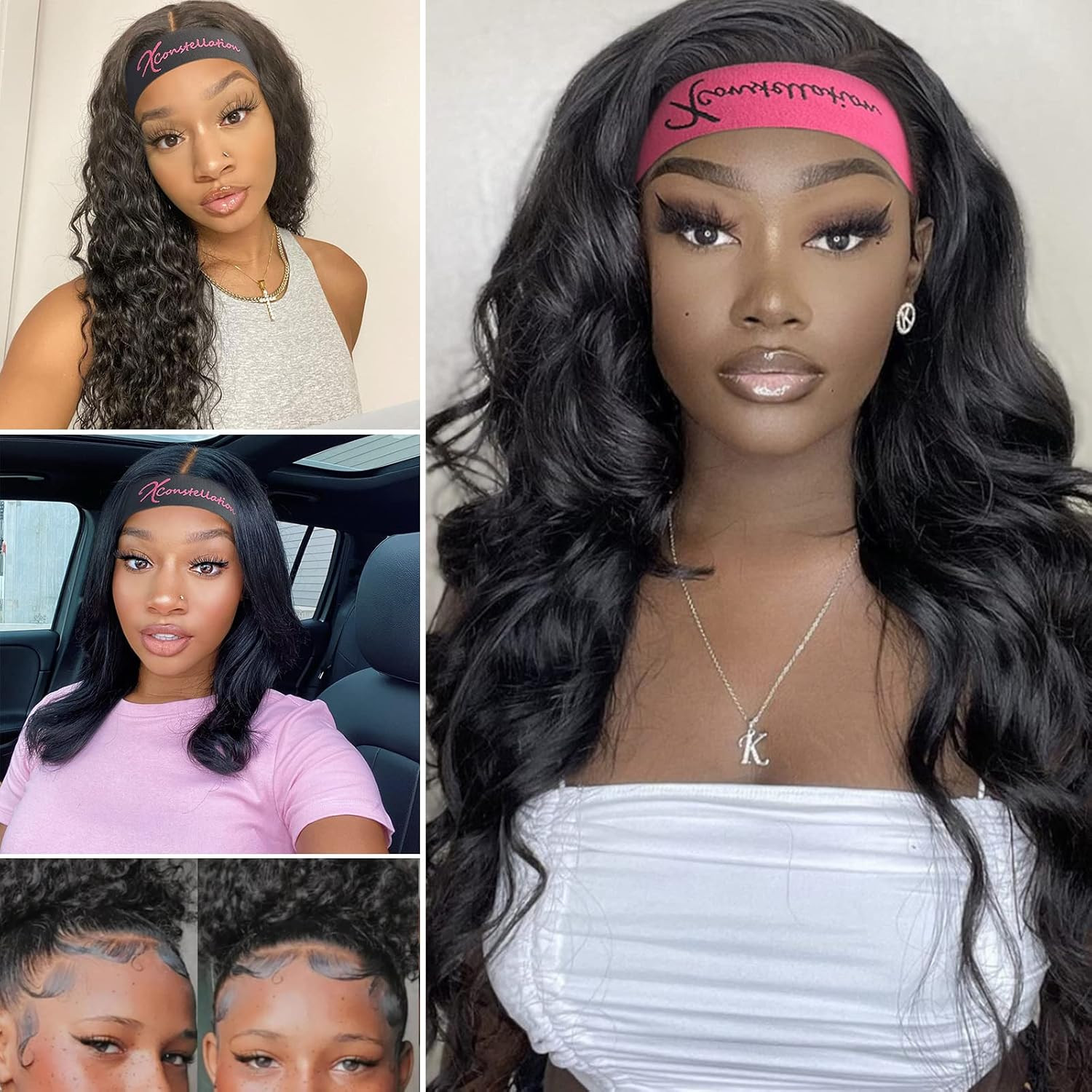 Wig Band Elastic Bands for Wig Edges, Baby Hair Keeping, and Edge Laying – Lace