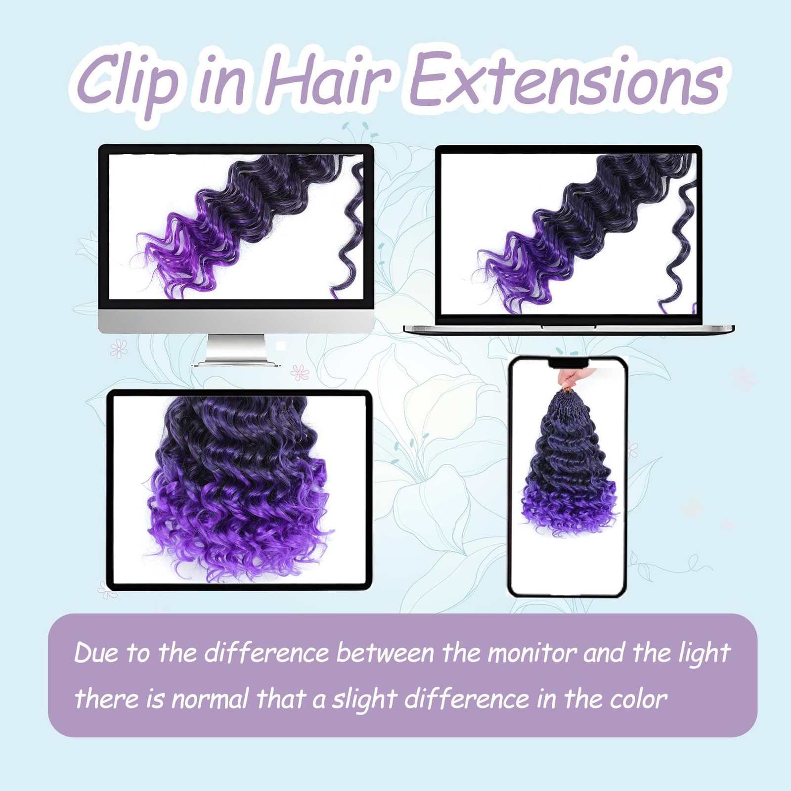 Pre-Looped Ocean Wave Crochet hair Deep Wavy Crochet Hair Water Wave Braiding…