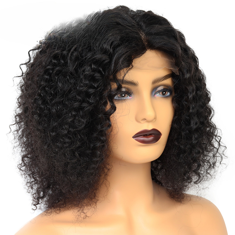 New Lace Closure Human Hair Wigs Kinky Curly Wig 4×4 Closure Wig Curly Wig Women