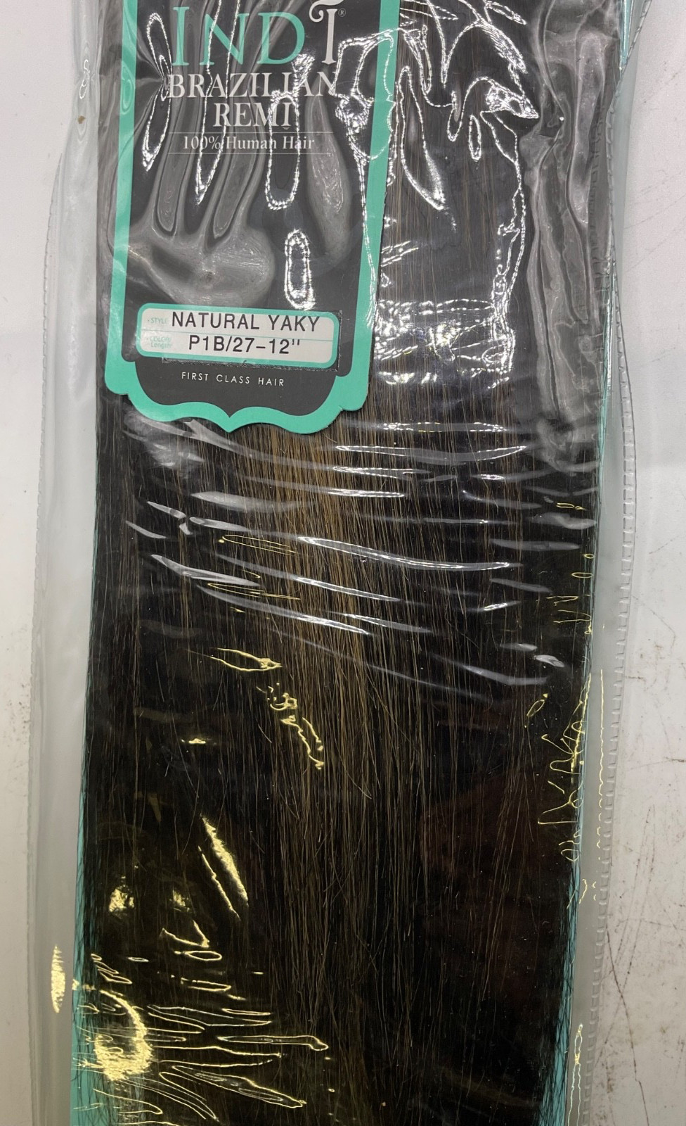 Bobbi Boss Indi Remi Brazilian Remi 100% Human Hair Natural Yaky 12″ Color:1B/27