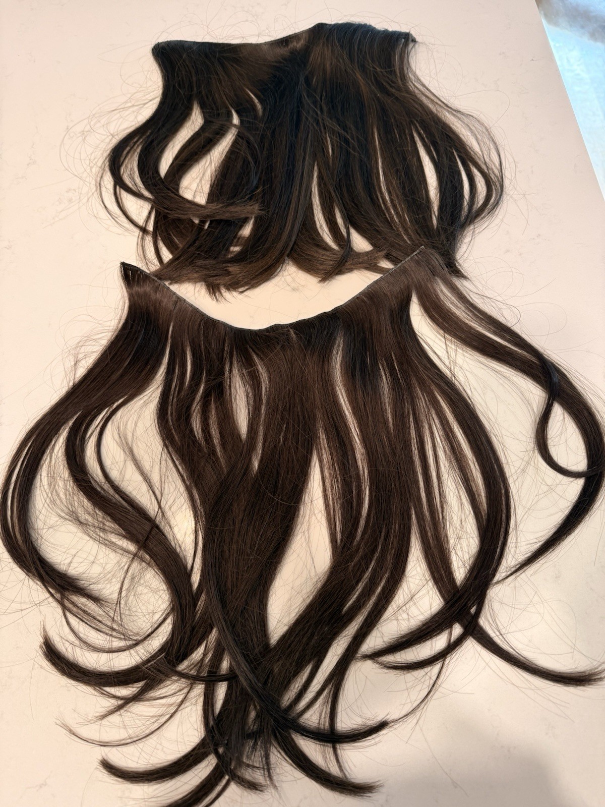 *NEW* Harper Ellis Hair Extensions-Hand Tied 14 length-Choc. Brown