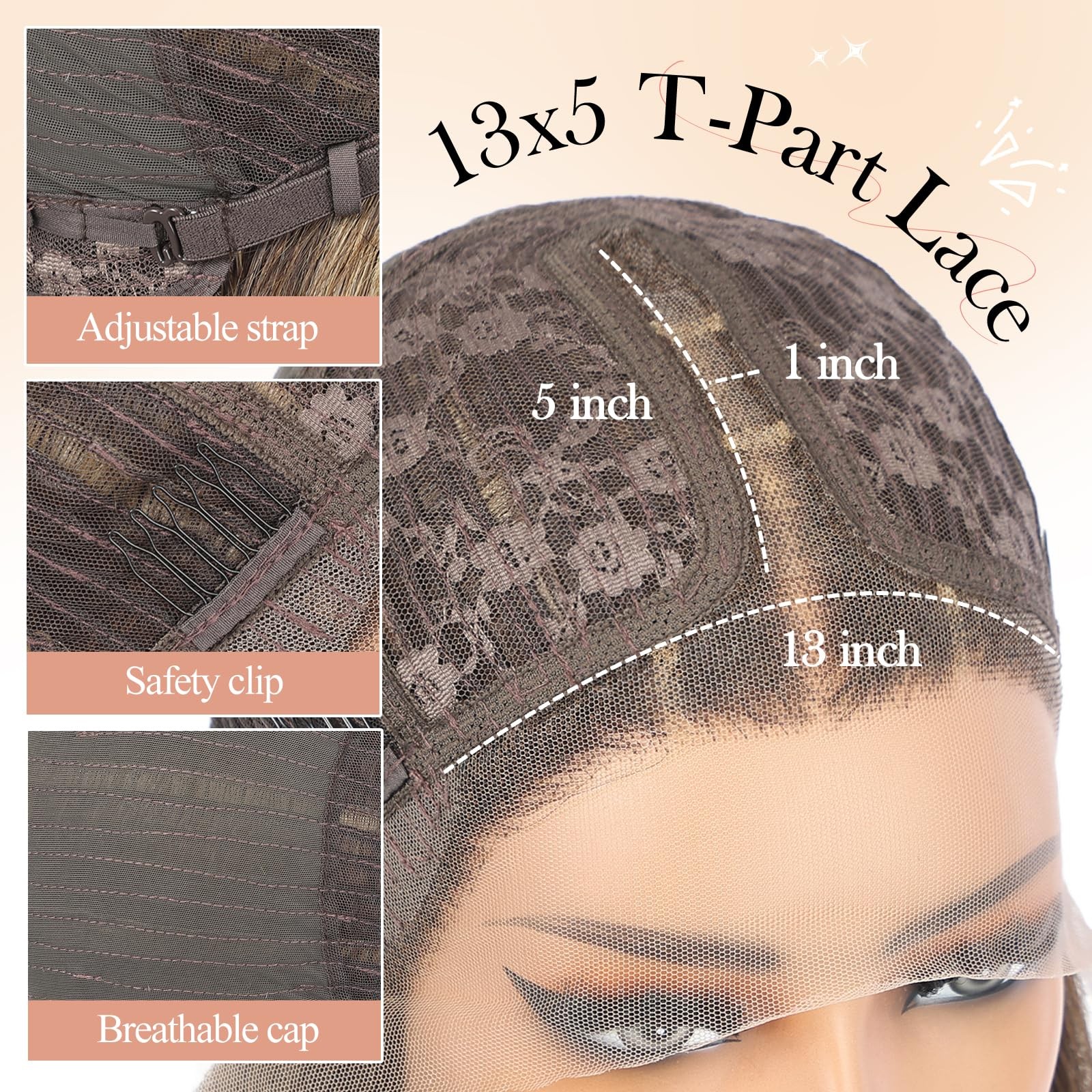 Shineup Emmor Human Hair Wig For Women 13X5X1 Inch Hd Lace Front Wig 18 Inch