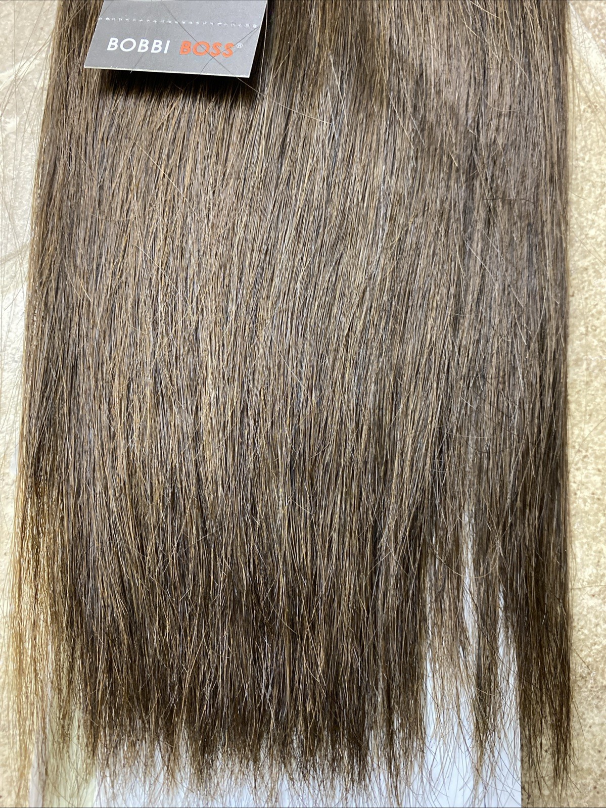 Bobbi Boss 12” Soft Silky Straight 100% Human Hair Weaving Color 4 Brown