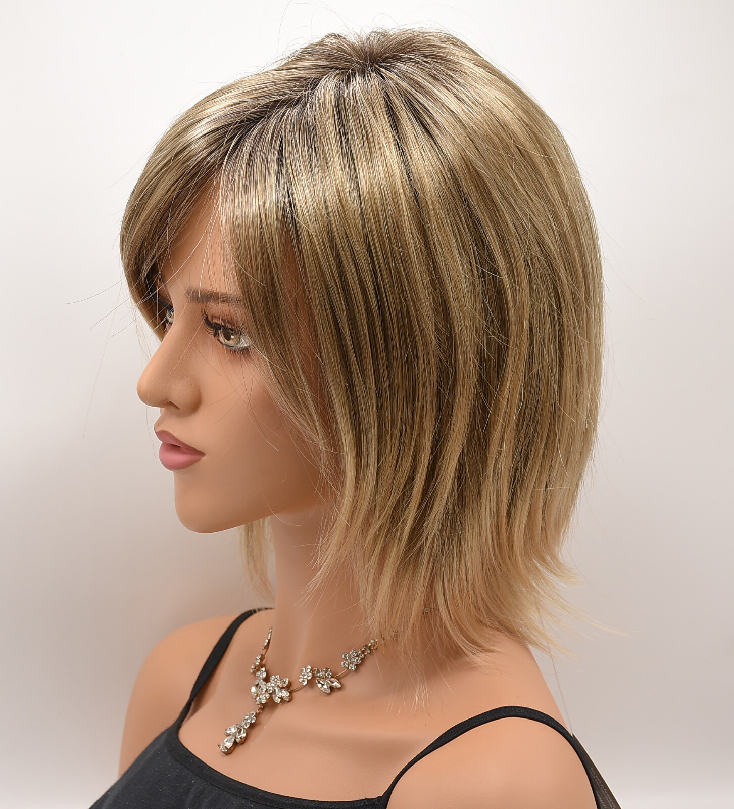FIONA Wig by Henry Margu, 2418GR Color, *CLEARANCE!* Mono Top + Lace Front