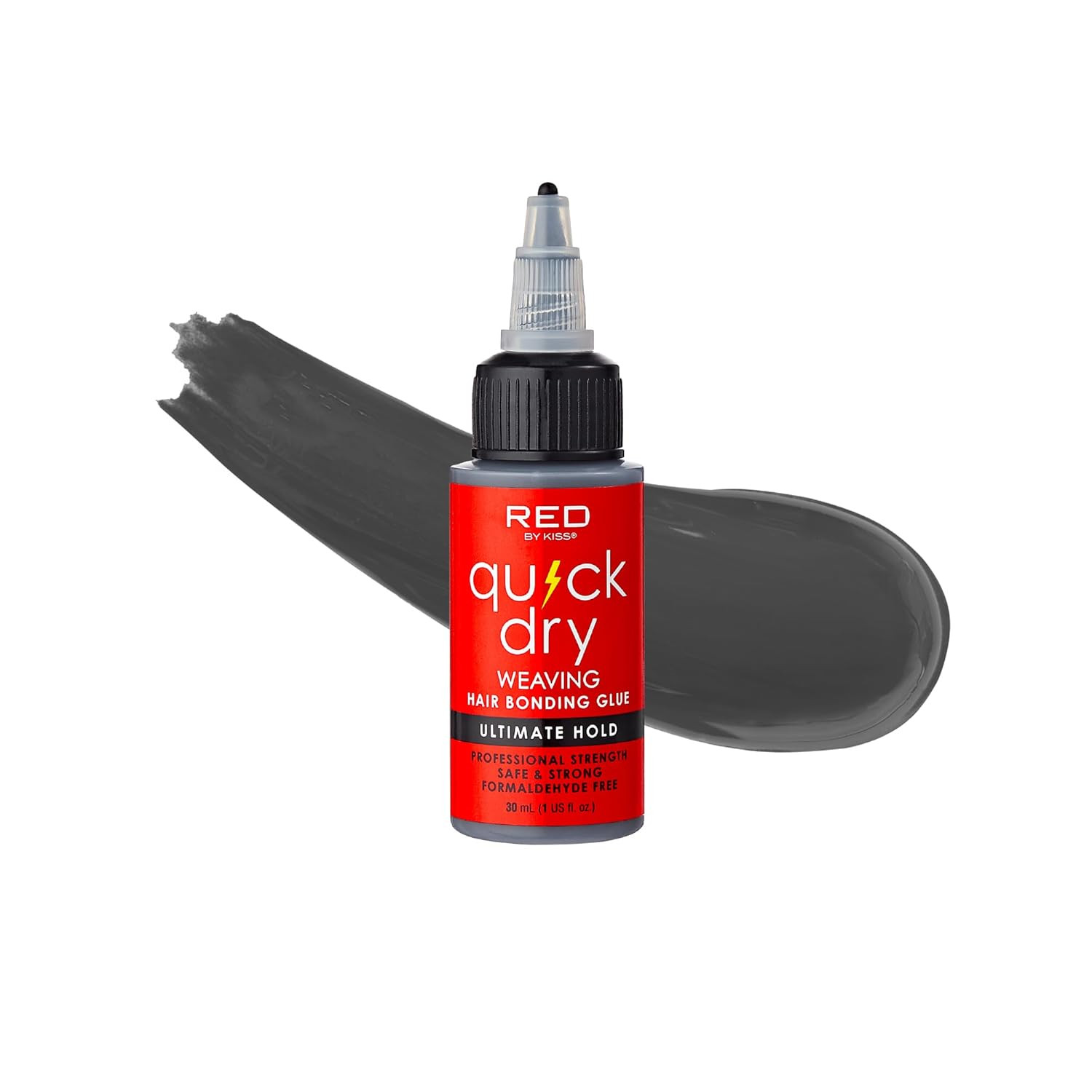 Red by Kiss Quick Dry Hair Bonding Glue, Professional Strong & Long-Lasting Weav