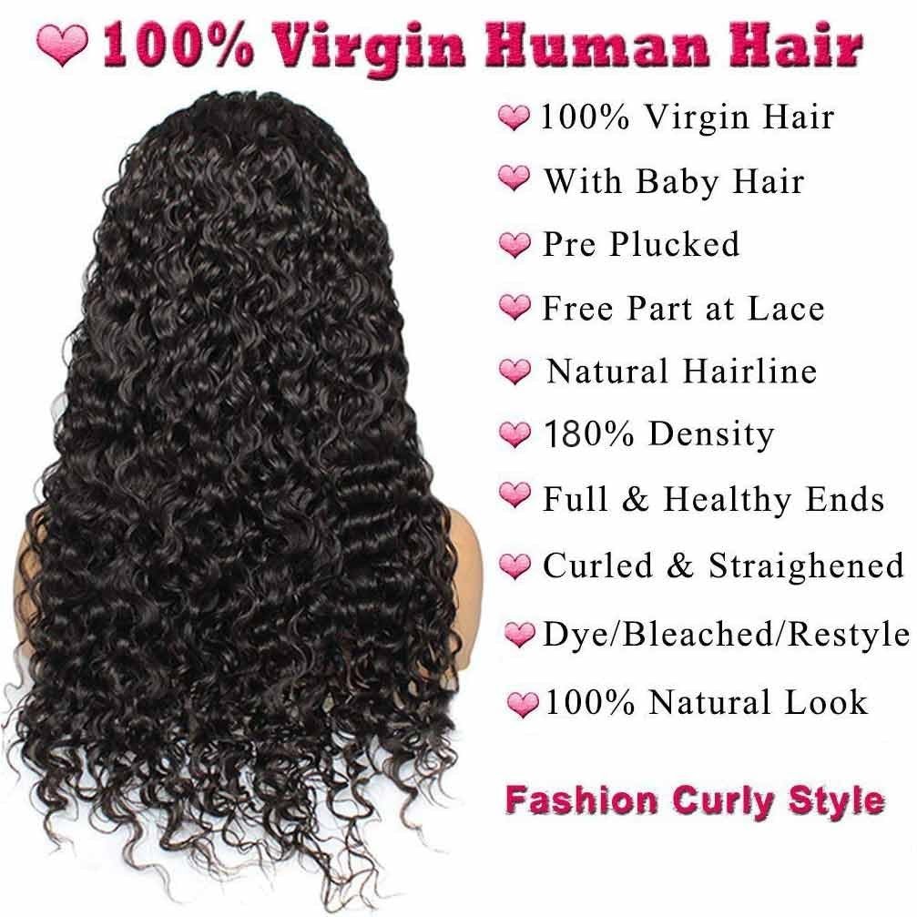 Natural Color 22 Inch Human Hair Wet and Wavy Wig – 180 Density, Stylish & Soft