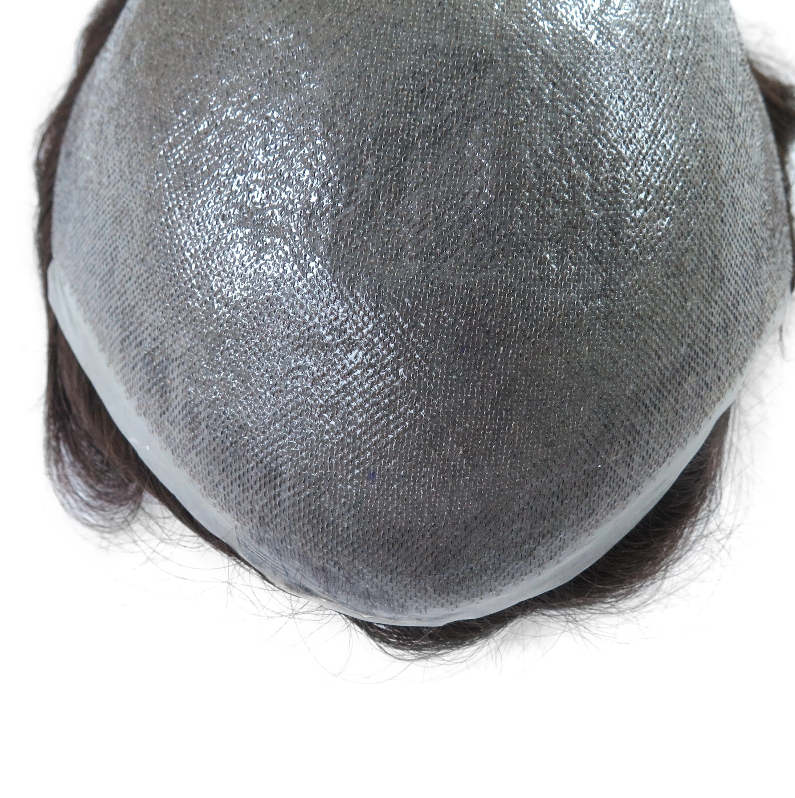 Toupee Mens Human Hair Thin Skin Replacement System Gent Hairpieces OS BIO #3