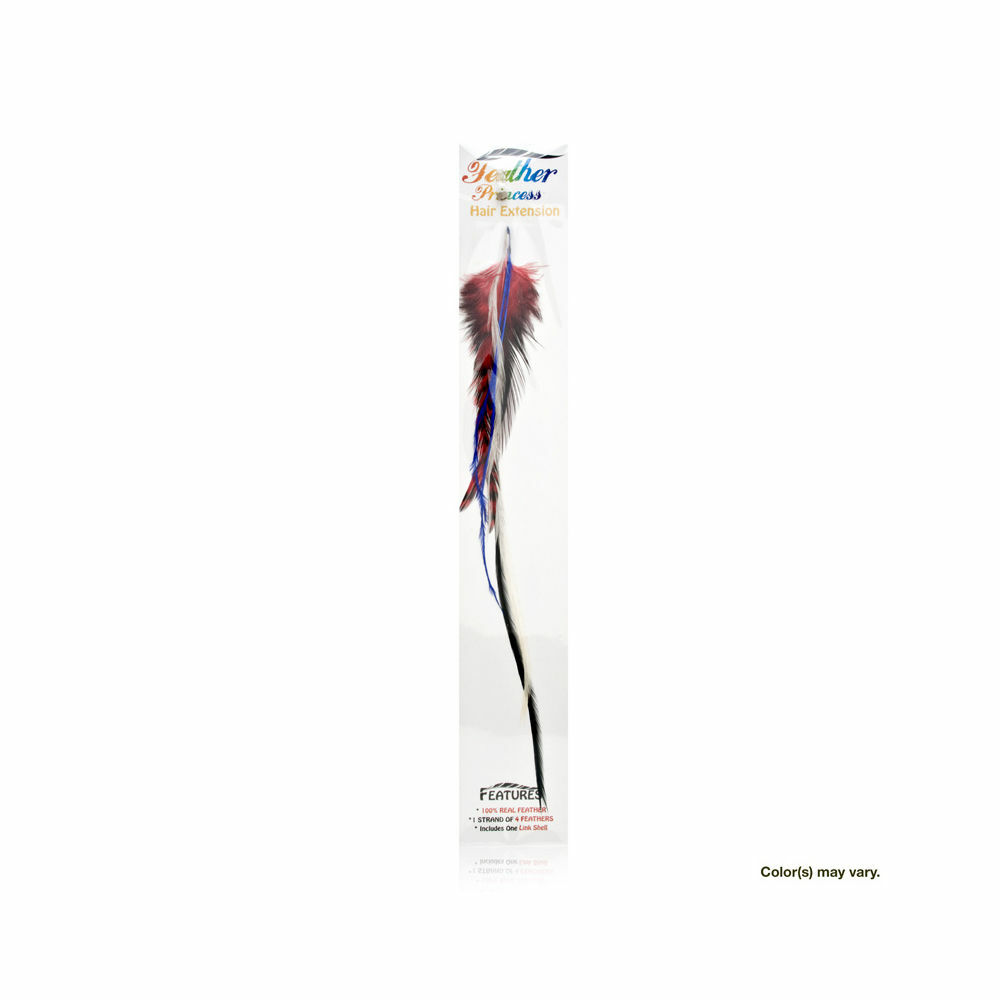Lord Cliff Feather Fusion Hair Extension Red Brand New