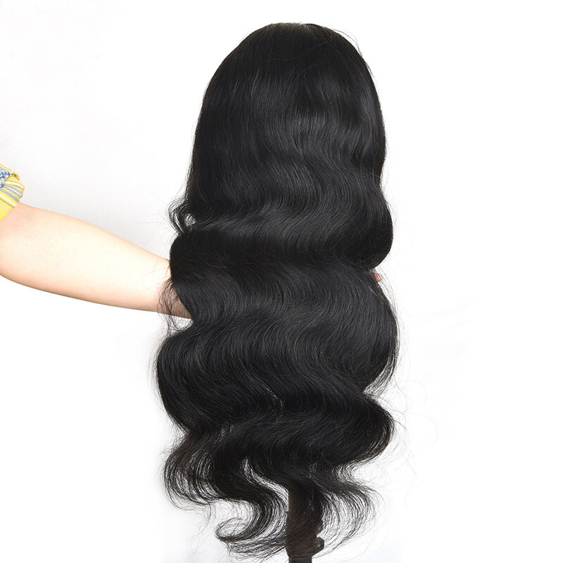 Brazilian 100% Human Hair 13*4 Lace Front Wig Silky Straight Body Wave 10-34inch