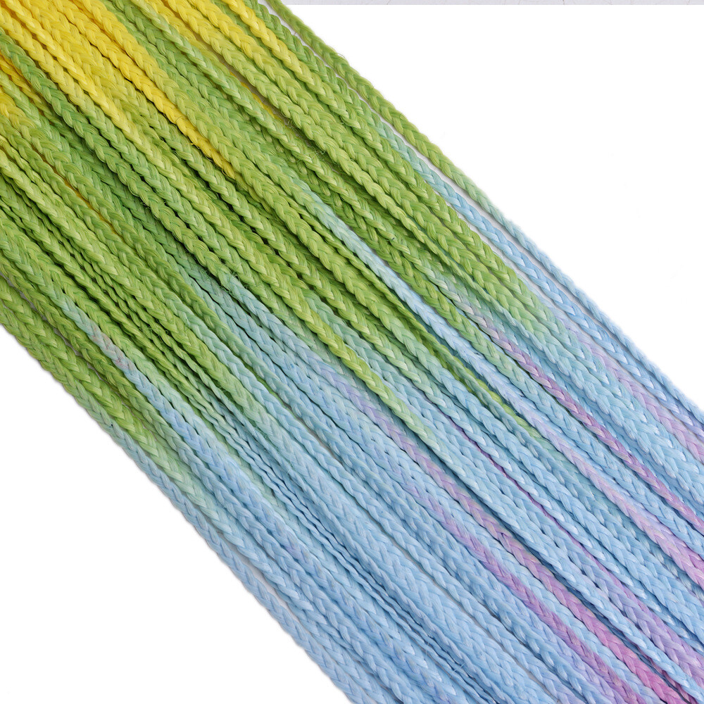 28″ Ombre Micro Box Braids Thin Twist Crochet Braids Hair Extensions Synthetic