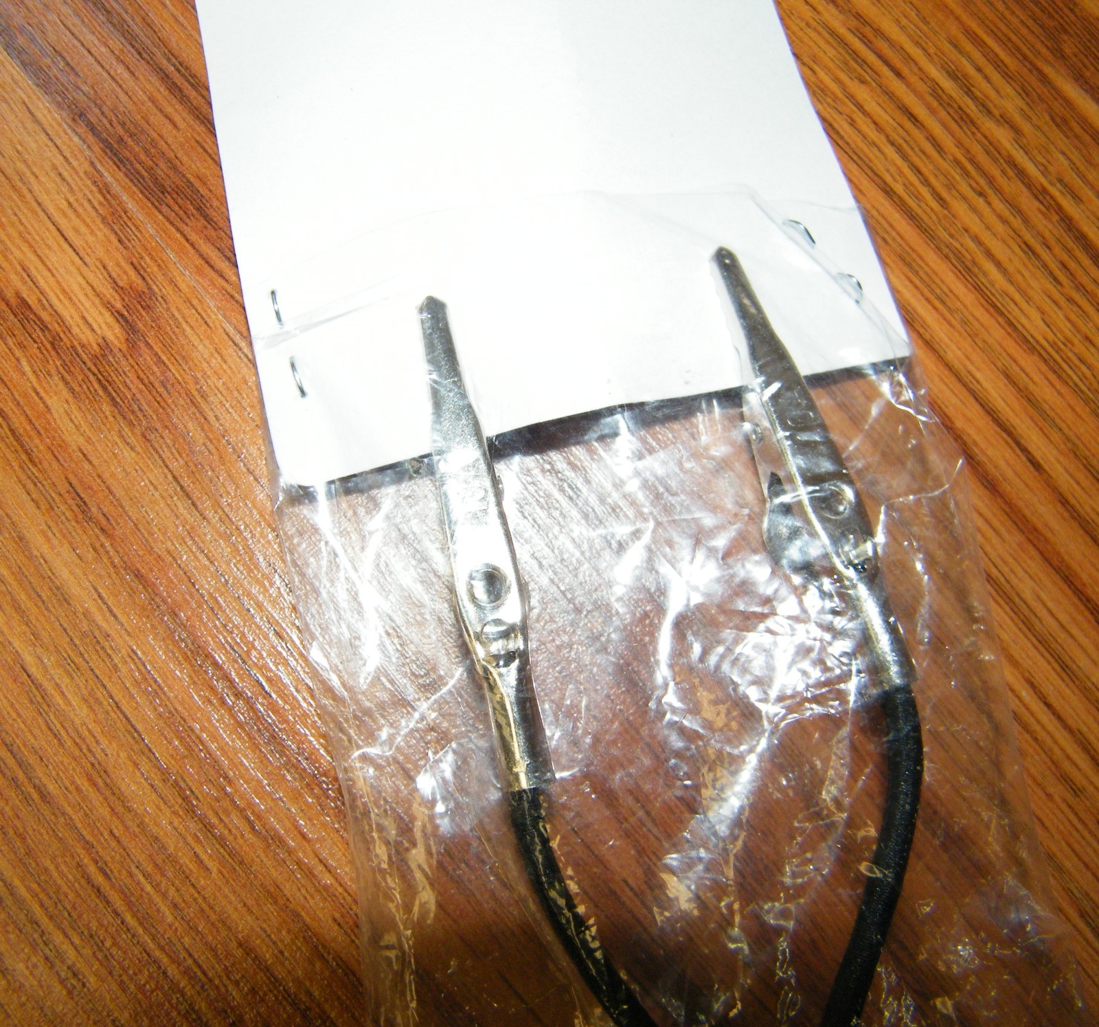 Unbranded / Generic Solid Black Adjustable Chin Strap With Clips Only **READ**