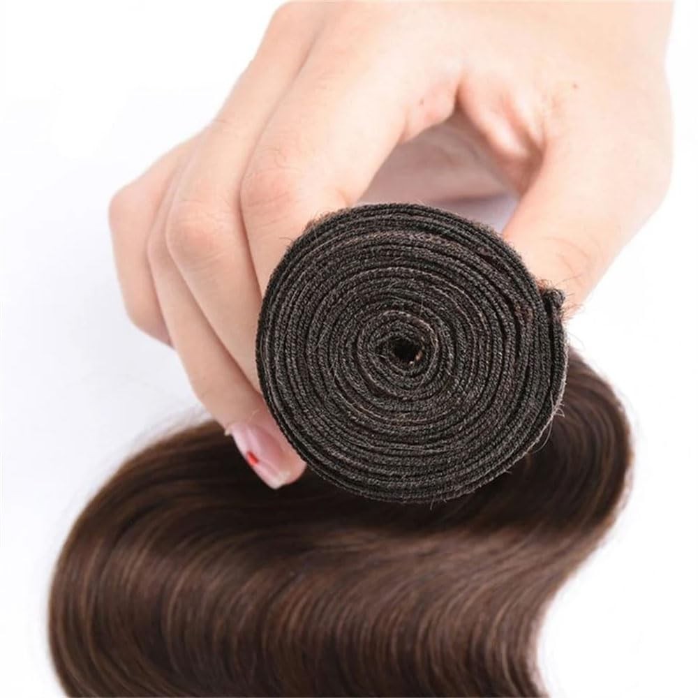 Raivide 26 26 26 Inch Color 4 Bundle Chocolate Brown Body Wave Human Hair