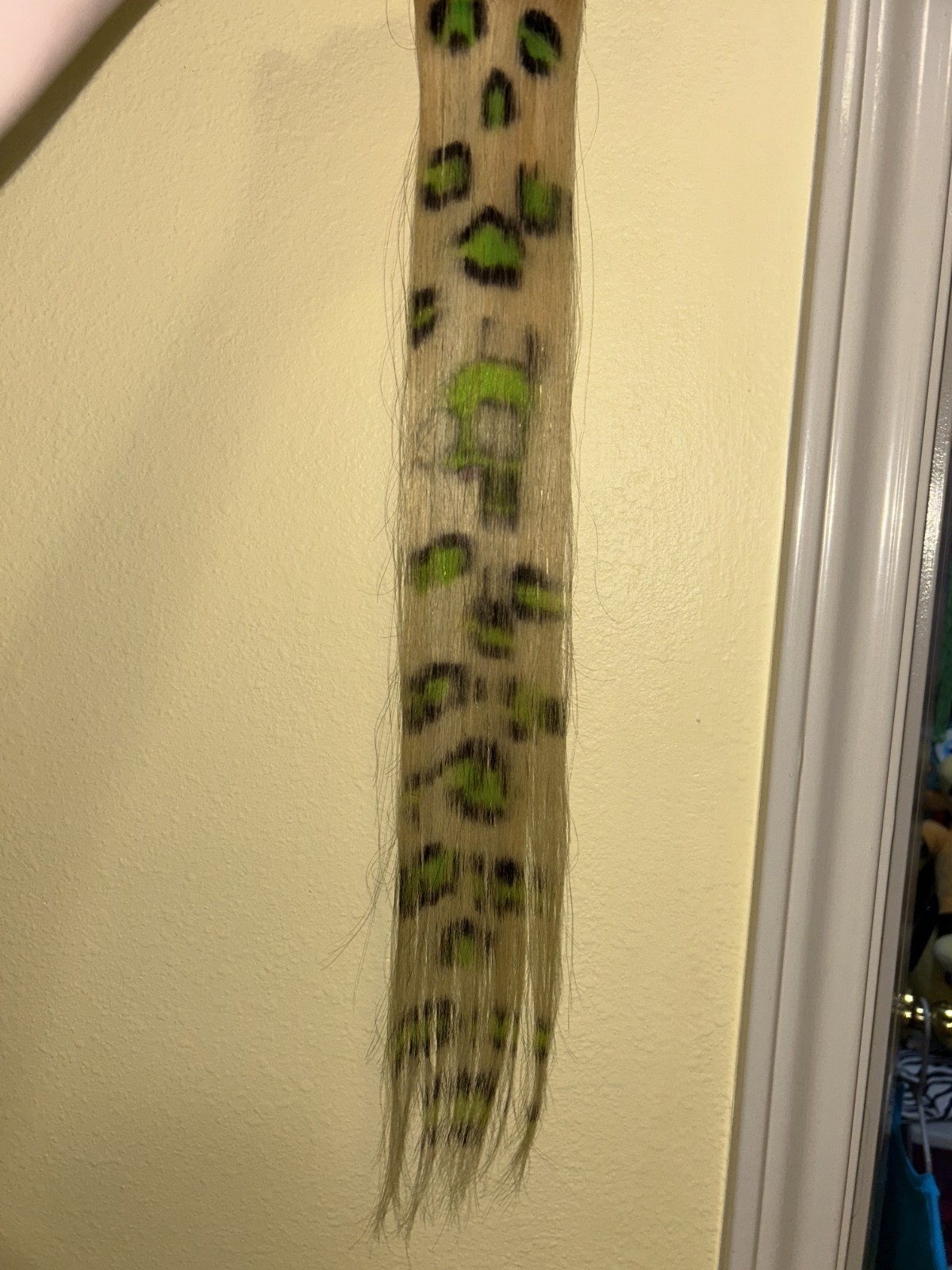 Gir Invader Zim Scene Human Hair Extension New w/ BROKEN CLIP (see pictures)
