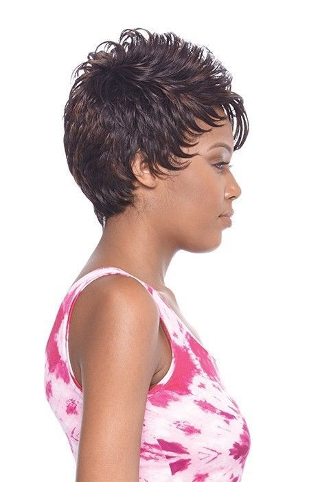 BUTON – VANESSA SHORT STRAIGHT SYNTHETIC HAIR MOHAWK STYLE WIG