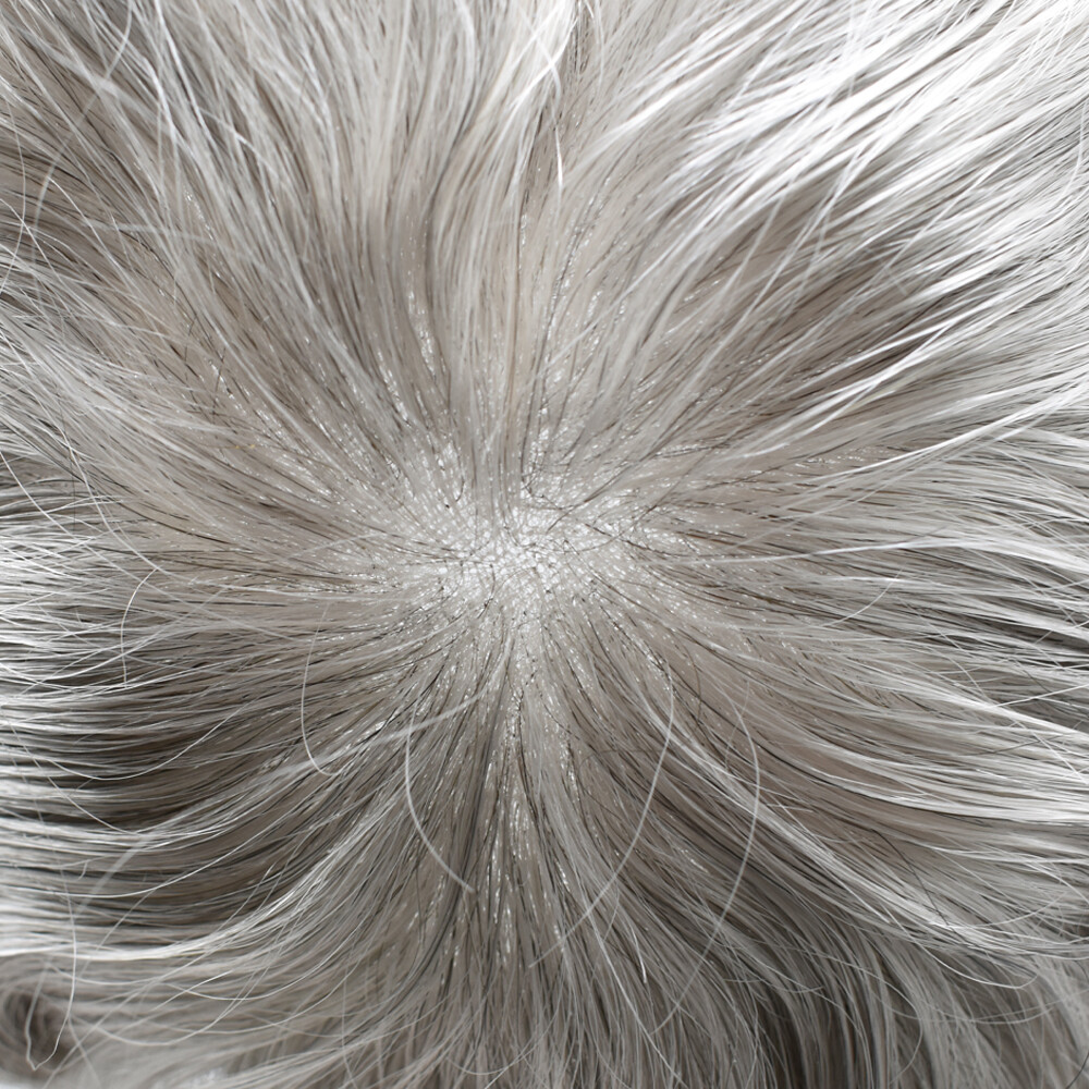 Full French Lace Mens Toupee Hair Piece Replacement System for Mens Wig Natural