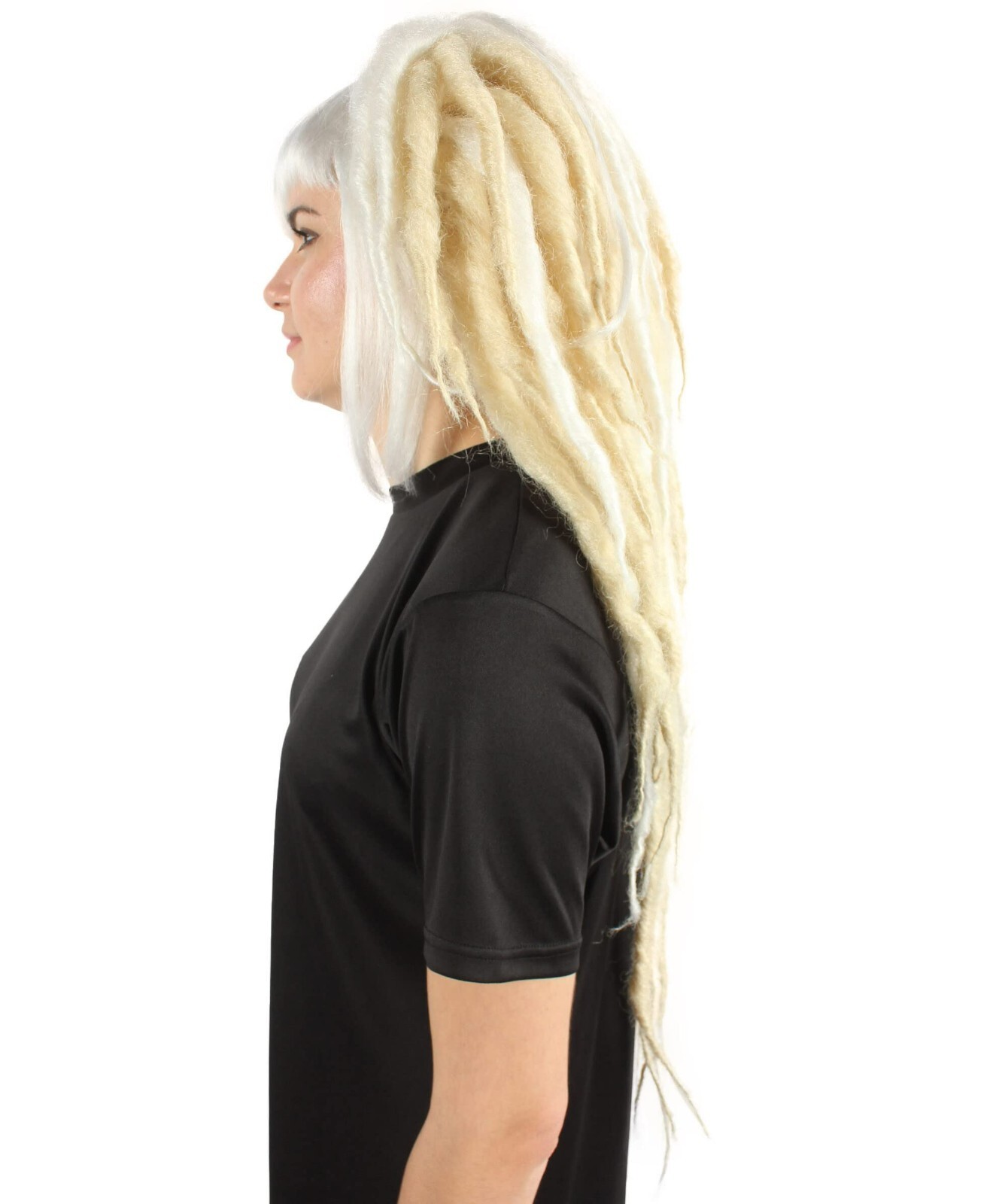 Adult Women’s White Blonde Vampire Wig with Dreadlocks HW-7044
