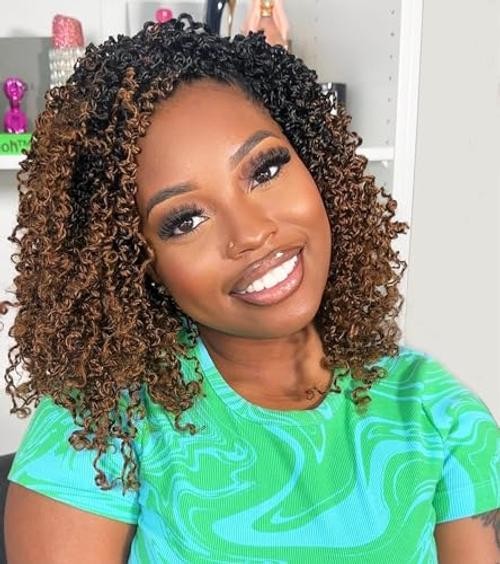 10 Inch Yanky Twist Crochet Hair Pre-looped 8 Packs 10 Inch (Pack of 8) OT30
