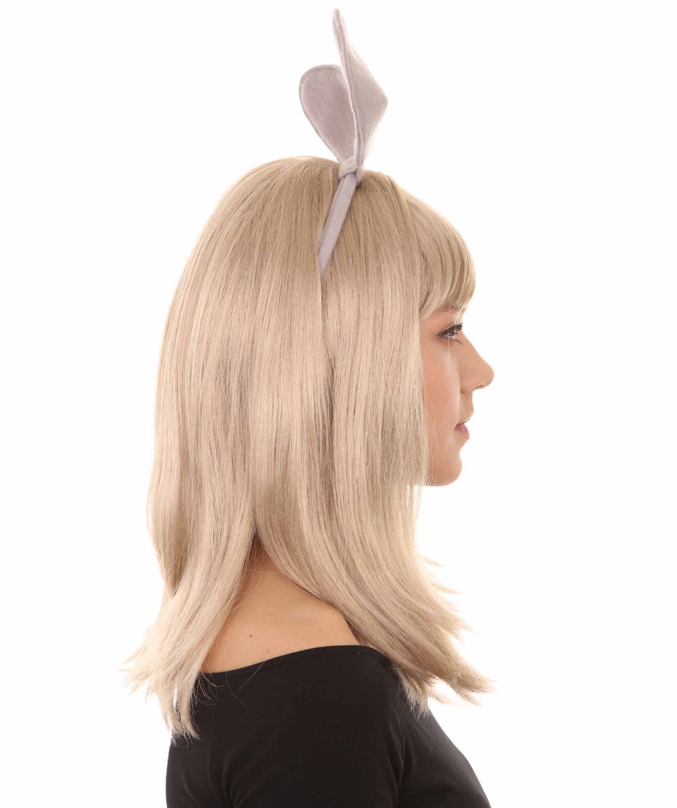 HPO Womens Giants Wig with Ears,TV/Movie Wigs,Flame-retardant Synthetic Fiber.